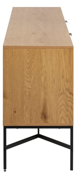Niska komoda u dekoru hrasta u prirodnoj boji 180x70 cm Jaipur – Actona