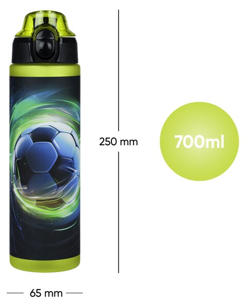 BAAGL Tritanska boca za piće Nogomet, 700 ml
