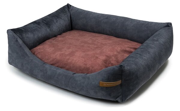 Bordo-tamno sivi krevet za pse 75x85 cm SoftBED Eco L – Rexproduct
