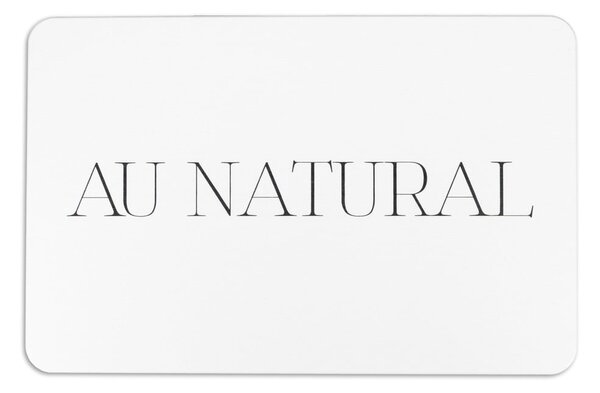 Bijela kupaonska prostirka 39x60 cm Au Natural - Artsy Doormats