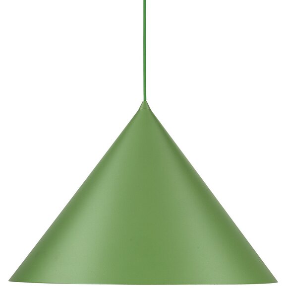 TK Lighting Viseća svjetiljka Cono, 1 žarulja, Ø 50 cm, zelena, E27, prigušiva, Zelena, Dnevni boravak/blagovaonica, Metal