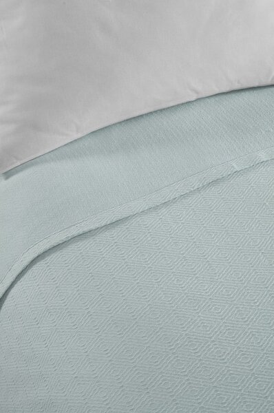 Mentol zeleni pamučni prekrivač za bračni krevet 200x230 cm Serenity – Mijolnir