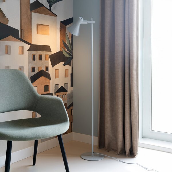 IT´S ABOUT ROMI IT'S Podna lampa Stavanger, svijetlosiva, visina 146 cm, Sivo, Dnevni boravak/blagovaonica, Metal