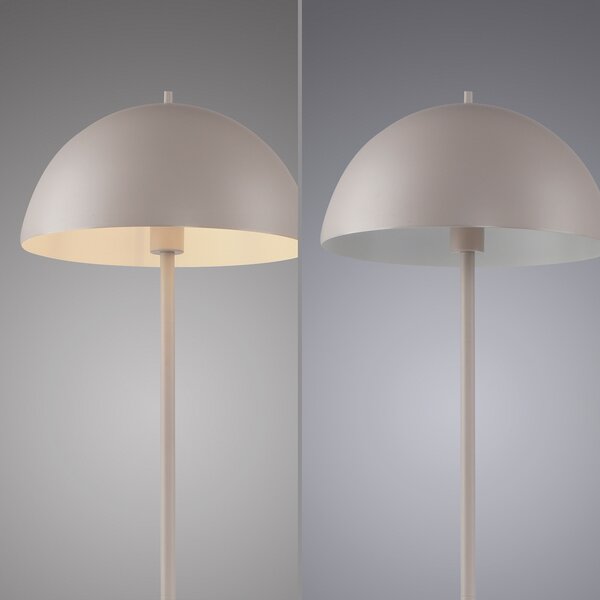 Schöner Wohnen SCHÖNER WOHNEN podna lampa Ali, sand breeze, željezo, E27, Bež, Dnevni boravak/blagovaonica, Metal