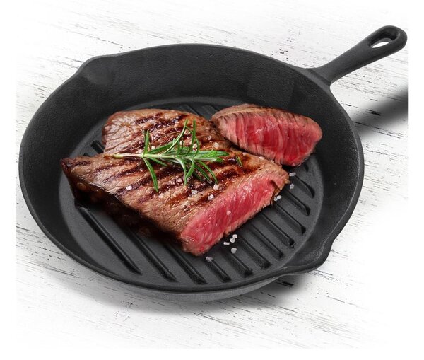 Grill tava od lijevanog željeza ø 24 cm Litina – Orion