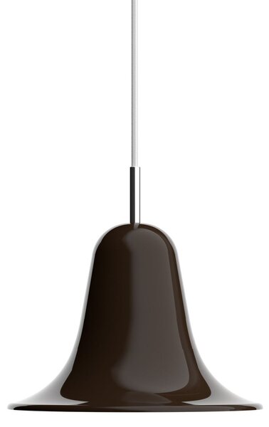 Verpan Pantop viseća svjetiljka, smeđa, Ø 23 cm, metalna, E14, prigušiva, Smeđa / hrđa, Dnevni boravak/blagovaonica, Metal