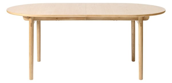 Blagovaonski stol na razvlačenje u dekoru hrasta 100x190 cm Carno - Unique Furniture