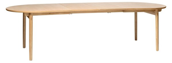 Blagovaonski stol na razvlačenje u dekoru hrasta 100x190 cm Carno - Unique Furniture