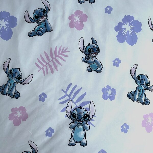 Pamučna dječja posteljina za krevet za jednu osobu 140x200 cm Lilo and Stitch – Jerry Fabrics