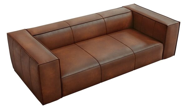 Konjak smeđa kožna sofa 227 cm Madame - Windsor & Co Sofas