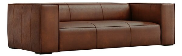 Konjak smeđa kožna sofa 227 cm Madame - Windsor & Co Sofas
