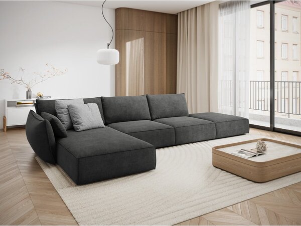Siva kutna garnitura (lijevi kut) Vanda - Mazzini Sofas