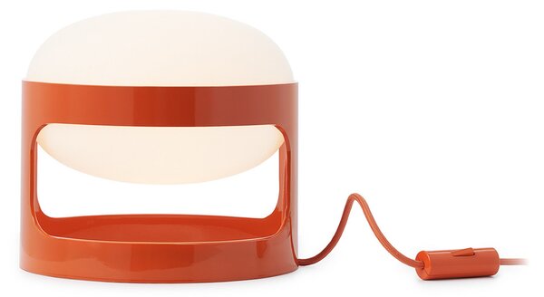 Kartell stolna lampa KD28, narančasta, Ø 25 cm, E14 LED, Naranča, Dnevni boravak/blagovaonica, Plastika