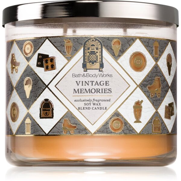 Bath & Body Works Vintage Memories mirisna svijeća 411 ml
