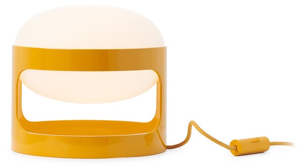 Kartell stolna lampa KD28, žuta boja senfa, Ø 25 cm, E14 LED, Žuta, Dnevni boravak/blagovaonica, Plastika
