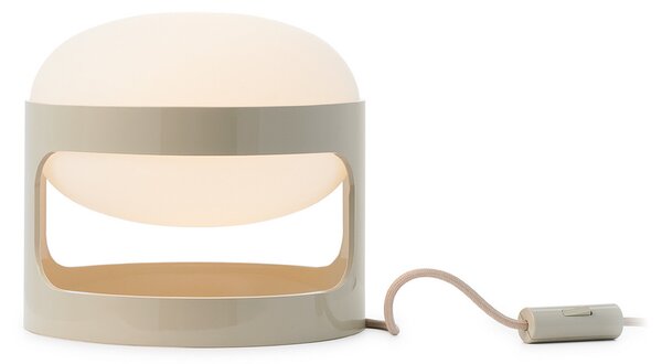 Kartell stolna lampa KD28, siva, Ø 25 cm, E14 LED, Sivo, Dnevni boravak/blagovaonica, Plastika