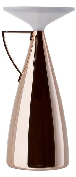 Kartell LED stolna lampa na baterije Camomille, bakrene boje, prigušena., prigušiva, Bakar, Dnevni boravak/blagovaonica, Plastika