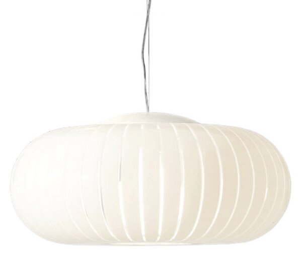 Kartell Teresa viseća lampa, bijela, Ø 50 cm, E27 LED, Bijela, Dnevni boravak/blagovaonica, Plastika