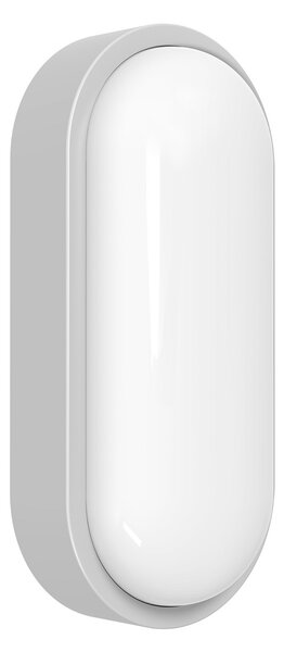 MEGATRON LED vanjska zidna svjetiljka Zella Neo XL, siva, IP54, prigušiva, Sivo, Područje hodnika, Plastika