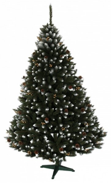 JAKS Božićno drvce smreka sa zlatnom jarebikom 220 cm