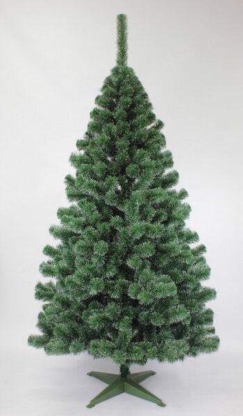 ShopJK BOŽIĆNO DRVCE JELA LUX - ZELENO - BIJELA 150CM