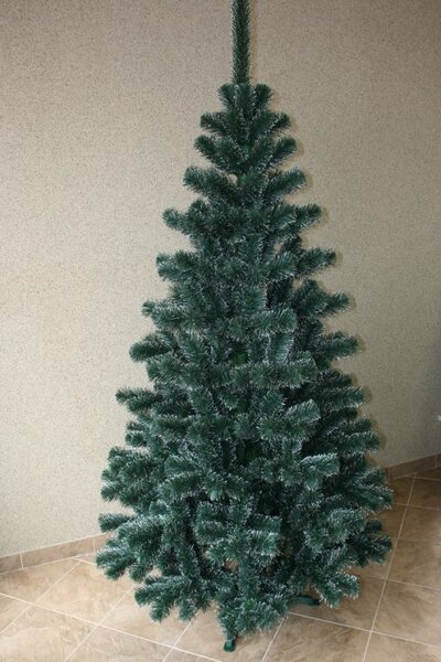 ShopJK BOŽIĆNO DRVCE JELA LUX - ZELENO - BIJELA 150CM