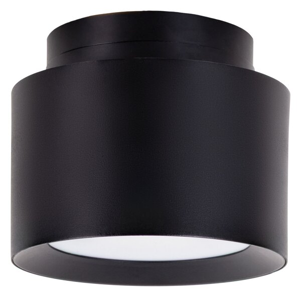 Näve LED stropna svjetiljka Trimes, Ø 11,5 cm, crna, CCT, postupno prigušivanje, prigušiva, Crno, Dnevni boravak/blagovaonica, Plastika