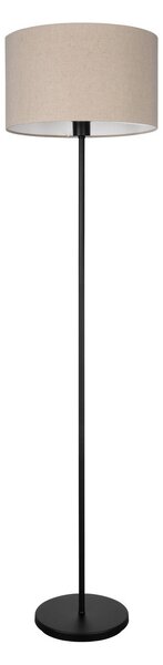 EGLO Feniglia podna lampa s prirodnim lanenim sjenilom, Bež, Dnevni boravak/blagovaonica, Tkanina / tekstil