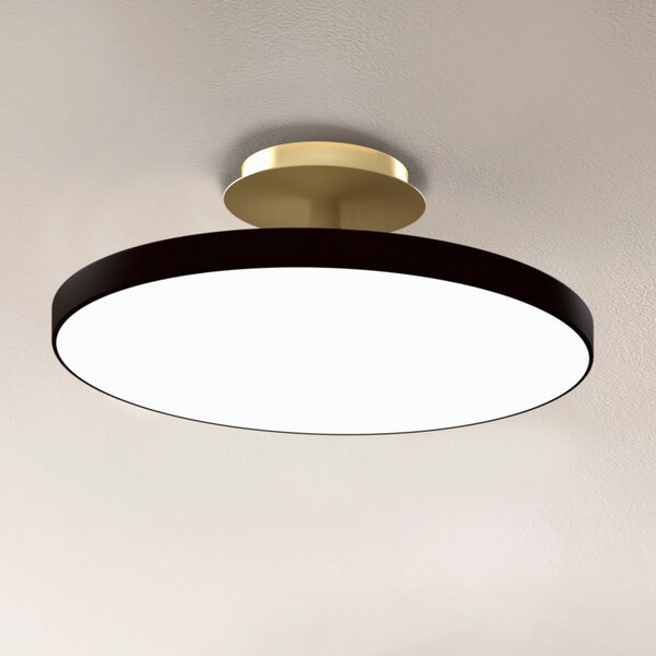 UMAGE LED stropna svjetiljka Asteria UP PLUS, crna, Ø 60 cm, CCT, prigušiva, Crno, Dnevni boravak/blagovaonica, Metal