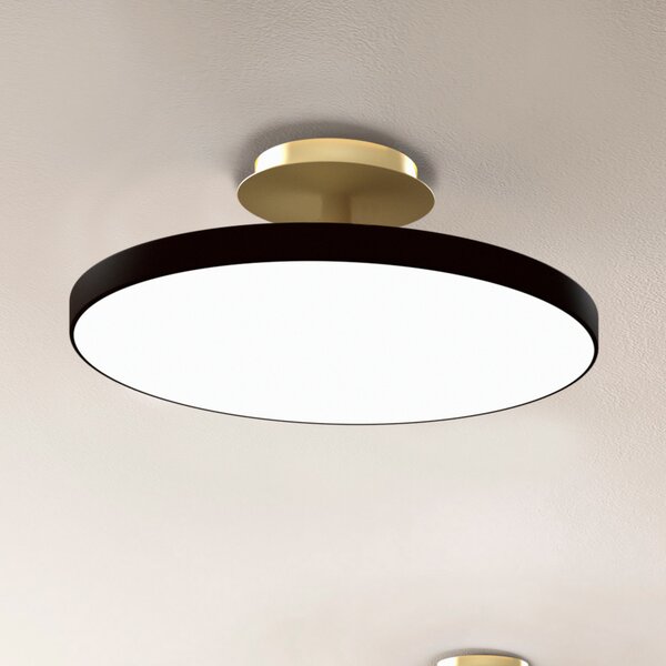 UMAGE LED stropna svjetiljka Asteria UP PLUS, crna, Ø 43 cm, CCT, prigušiva, Crno, Dnevni boravak/blagovaonica, Metal