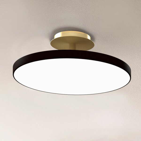UMAGE LED stropna svjetiljka Asteria UP PLUS, crna, Ø 31 cm, CCT, prigušiva, Crno, Dnevni boravak/blagovaonica, Metal