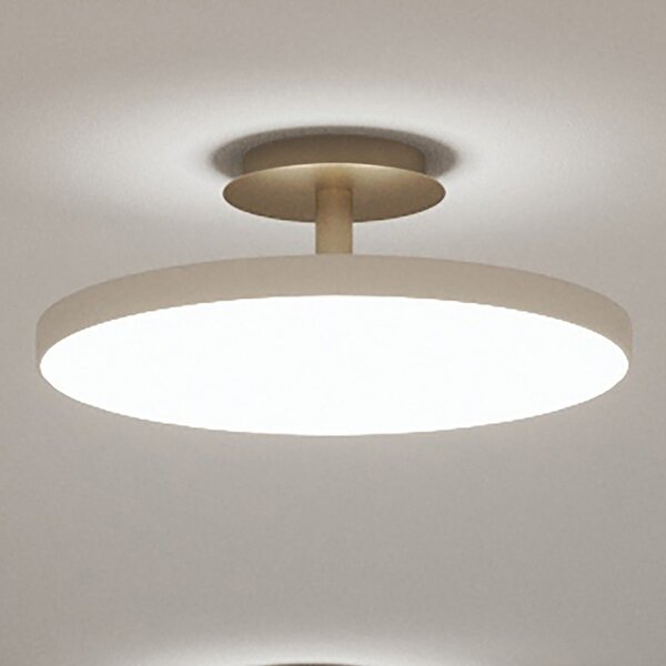 UMAGE LED stropna svjetiljka Asteria UP PLUS, biserno bijela, Ø 43 cm CCT, prigušiva, Bež, Dnevni boravak/blagovaonica, Metal