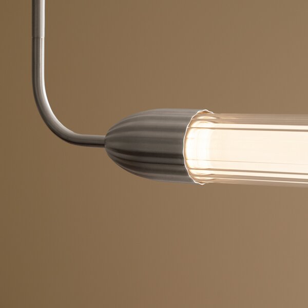 UMAGE viseća svjetiljka LEMON SQUEEZE LINEAR, čelik, 138 cm, GU10, prigušiva, Metalik, Dnevni boravak/blagovaonica, Metal