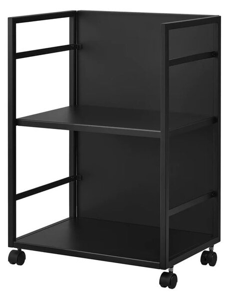 Crni metalni regal na kotačima 42x60 cm Tower – YAMAZAKI