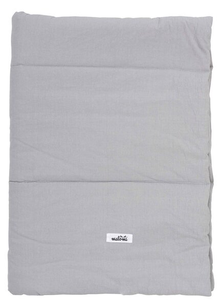 Svijetlo siva pamučna deka za bebe 80x100 cm - Malomi Kids