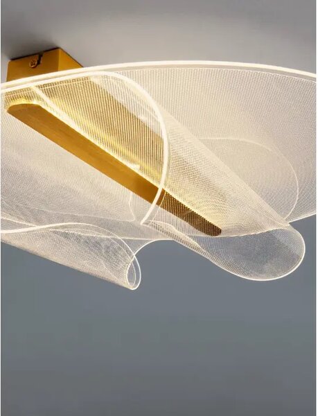 VALENTIN PLAFONJERA LED/3000K/20W/1106Lm/BRASS GOLD NL9030646