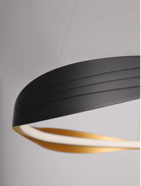 DOBI VISILICA LED/2700-5000K/32W/1192Lm/SANDY BLACK & GOLD NL9030642