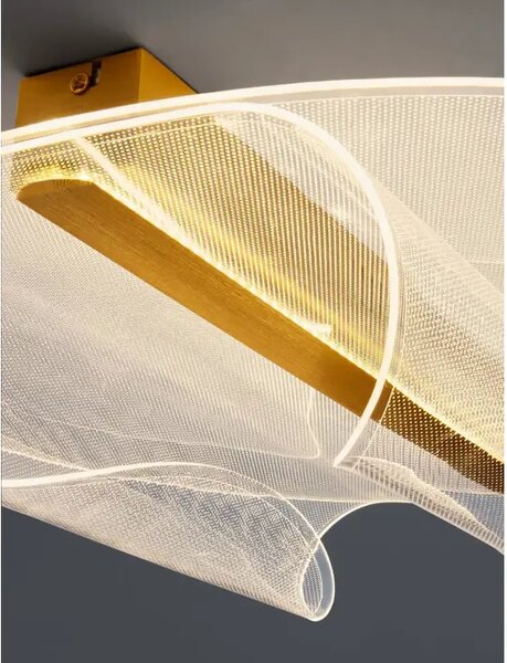 VALENTIN PLAFONJERA LED/3000K/20W/1106Lm/BRASS GOLD NL9030646