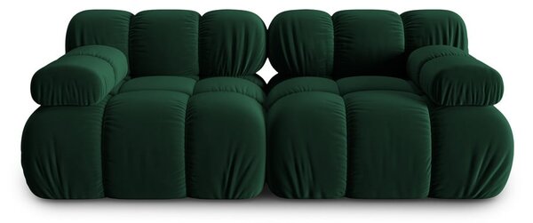 Zelena baršunasti sofa 188 cm Bellis – Micadoni Home