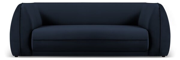 Tamno plava baršunasti sofa 225 cm Lando – Micadoni Home