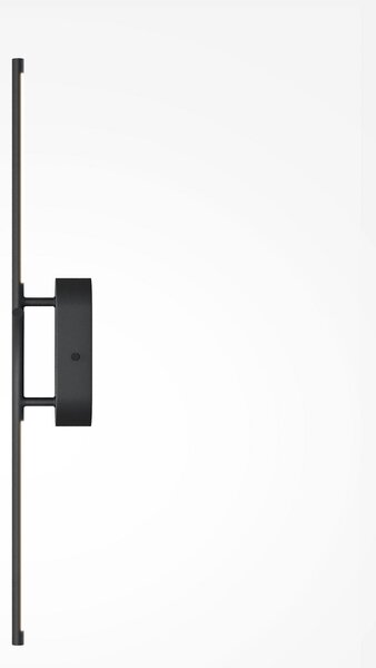 Maytoni LED zidna lampa RENAISSANCE, crna/crna, visina 63 cm, 2 žarulje., Crno, Dnevni boravak/blagovaonica, Metal