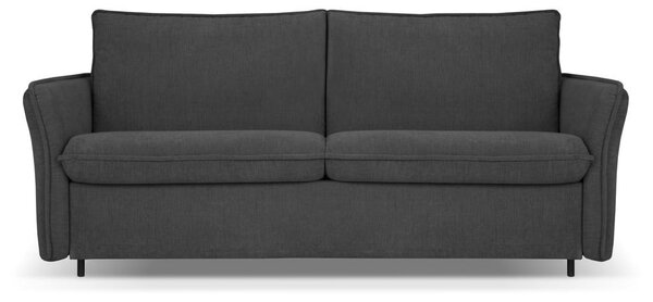 Tamno siva sklopiva sofa 166 cm Dalida – Micadoni Home