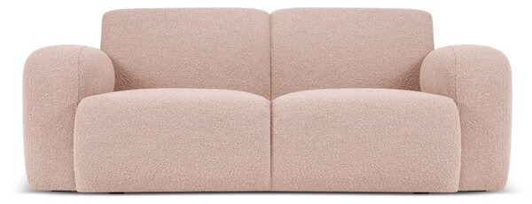 Ružičasta sofa od bouclé tkanine 170 cm Molino – Micadoni Home