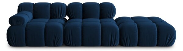 Plava baršunasti sofa 282 cm Bellis – Micadoni Home