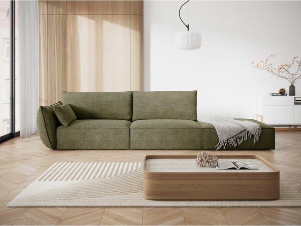Zelena ležaljka (s lijevim kutom) Vanda – Mazzini Sofas