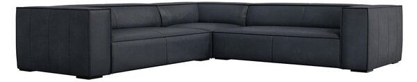 Tamno plava kožna kutna garnitura (promjenjiva) Madame – Windsor & Co Sofas