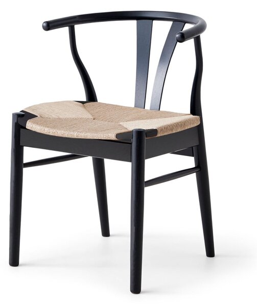 Crna/natur blagovaonska stolica Freja - Hammel Furniture