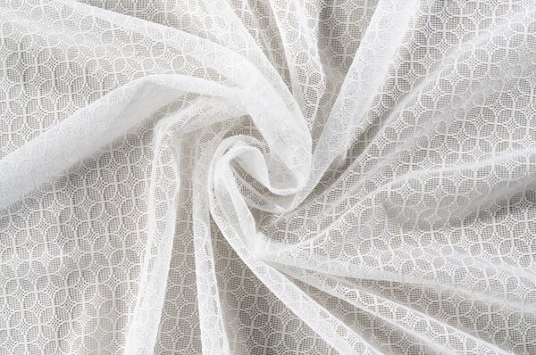 Bijela prozirna zavjesa 400x260 cm Agra – Mendola Fabrics