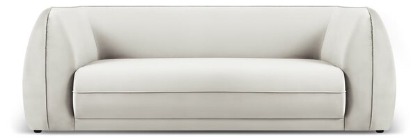 Bež baršunasti sofa 225 cm Lando – Micadoni Home