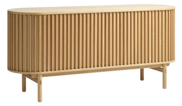 Niska komoda u dekoru hrasta u prirodnoj boji 160x73 cm Carno - Unique Furniture